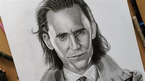 Loki Drawing Realistic How To Draw Loki Step By Step Pencil Sketch