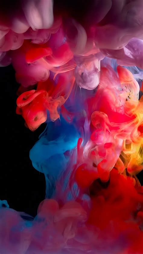 Colorful Smoke Iphone Wallpapers Free Download