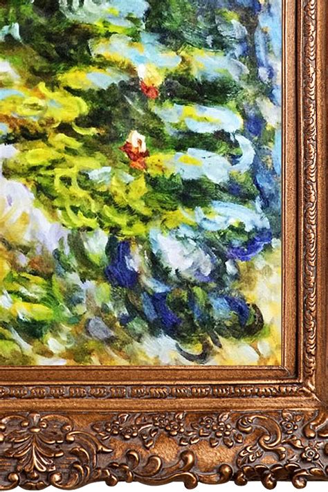 Overstock Art Water Lilies Framed Oil Reproduction Of An Original