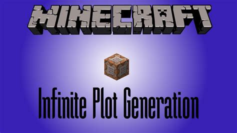 Minecraft Infinite Plot Generation In Vanilla Minecraft Youtube