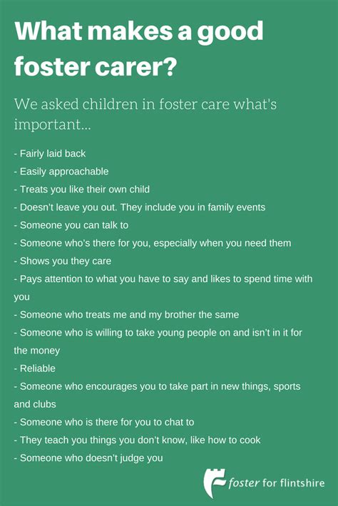 Foster With Flintshire Blog A Good Foster Carer Is In 2024 The