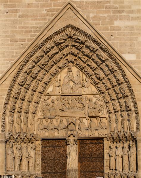 The Portal Of The Virgin A Notre Dame Treasure