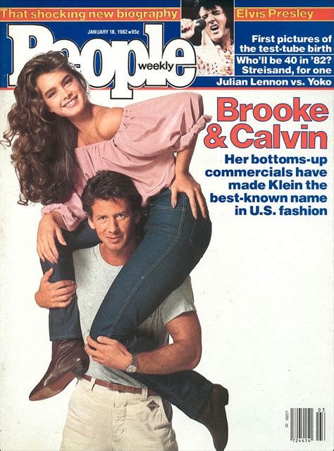 People Magazine January 18 1982 — Brooke Shields And Calvin Klein