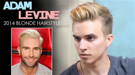 Adam Levine Hairstyle 2014 Blonde Inspired Hair Mens Hairstyles