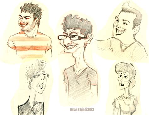 Omar's Animation Blog: People Sketches