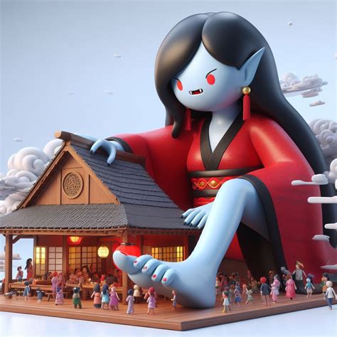 Giantess Marceline At Hot Springs 2 By Supersaiyanplusultra On Deviantart