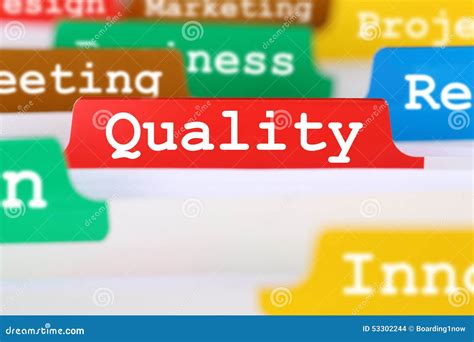Quality Control And Management Register In Business Concept Service