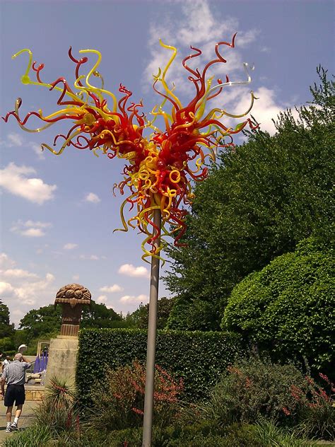 Dave Chihuly Glass Sculpture At The Dallas Arboretum May 2012