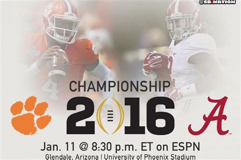 alabama vs clemson officially the 2015 college football playoff championship matchup