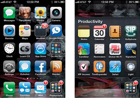 Byword is a fantastic app: Creating an App Folder in Your Dock - The iPhone Book ...