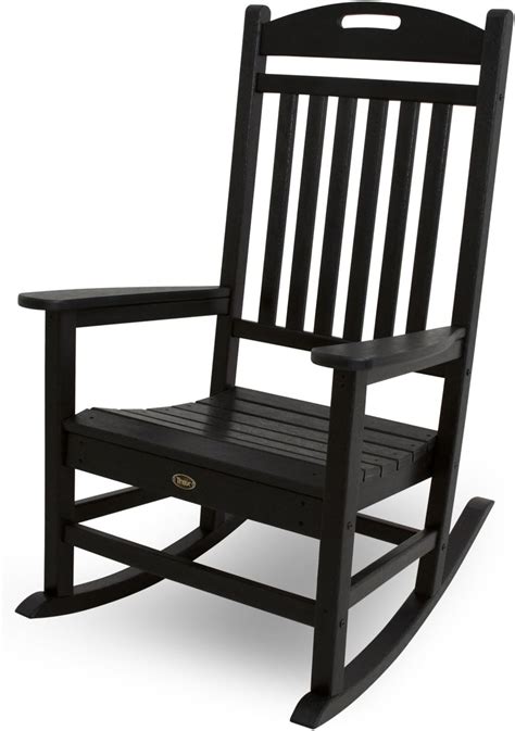 Buy Trex Outdoor Furniture Yacht Club Rocker Chair Charcoal Black