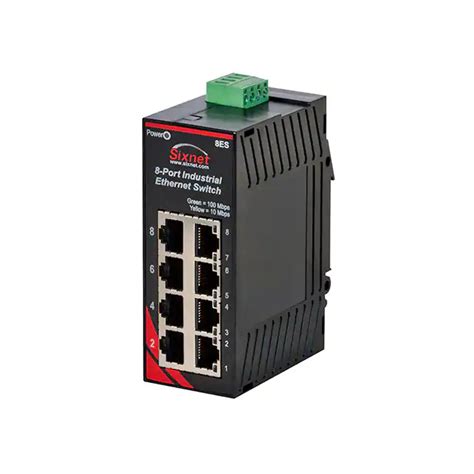 Red Lion Ethernet Switch 8 Port Unmanaged Sl 8es 1 Ethernet Switches