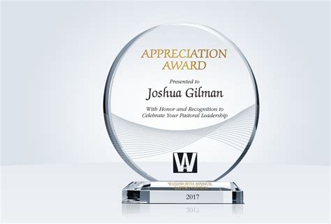 Circle Employee Appreciation Award Plaque Employee Appreciation