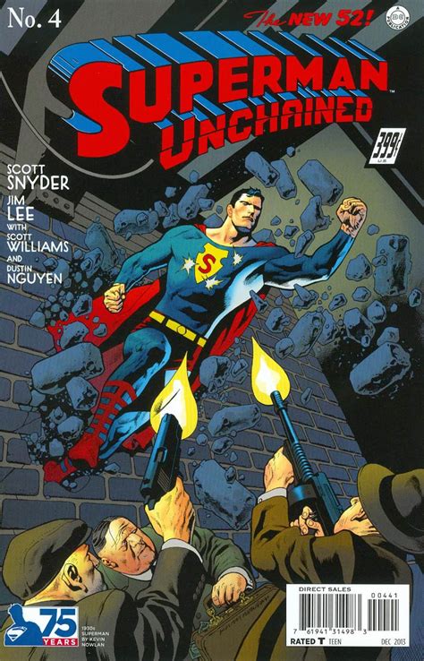 Superman Unchained 4 Cover E Incentive 75th Anniversary 1930s Variant