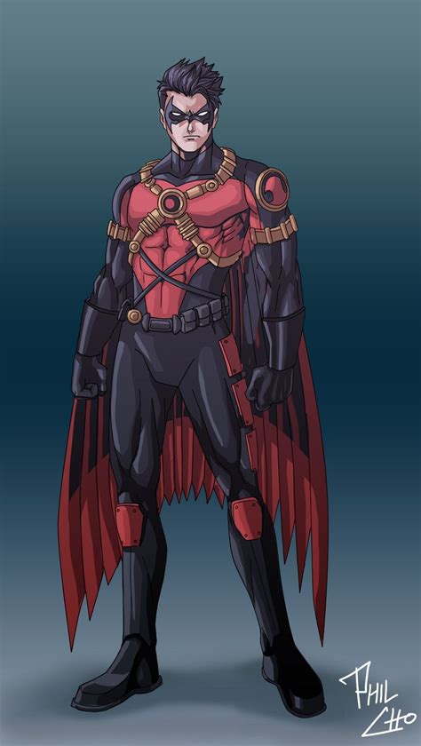 red robin new 52 by phil cho on deviantart heróis de quadrinhos super herói heróis marvel