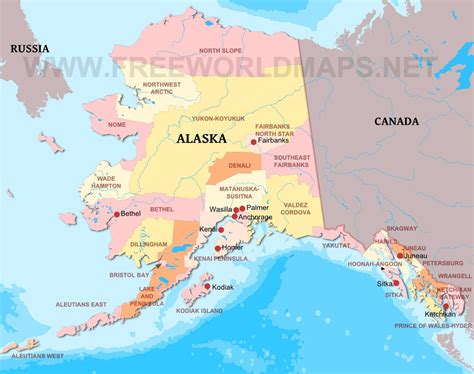 Mapa Alaska Alaska Map Alaska Alaska Glaciers