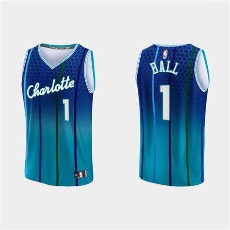 Hornets Lamelo Ball 2022 23 Replica Jersey Blue