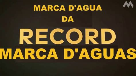 Marca Dagua Recod Tv Youtube