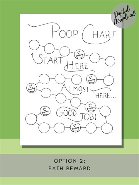 Poop Chart Printable Potty Training Poo Party Reward Chart Etsy Australia