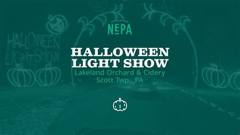 Halloween Light Show At Lakeland Orchard And Cidery Youtube
