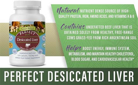 Perfect Supplements Perfect Desiccated Liver 120