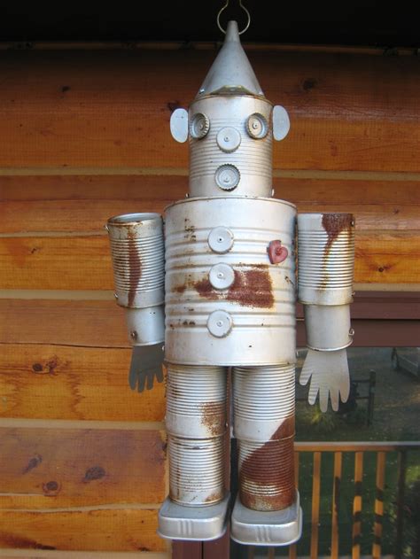 Tin Man Wind Chime I Want To Make One Tin Can Crafts Wind