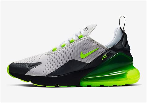 The Og Neon Colorway Lands On The Nike Air Max 270 Kasneaker