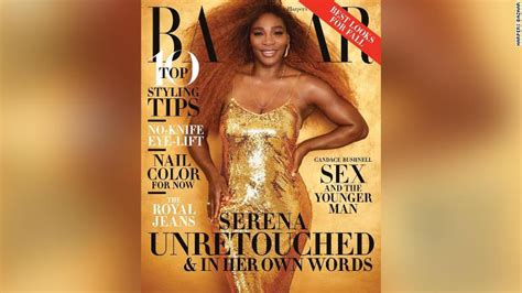 Serena Williams Cover Photos For Harper S Bazaar Are Unretouched Cnn