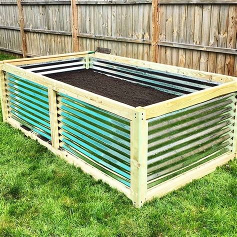 Raised Bed Made With Galvanized Steel By My Co Worker Troy Garden