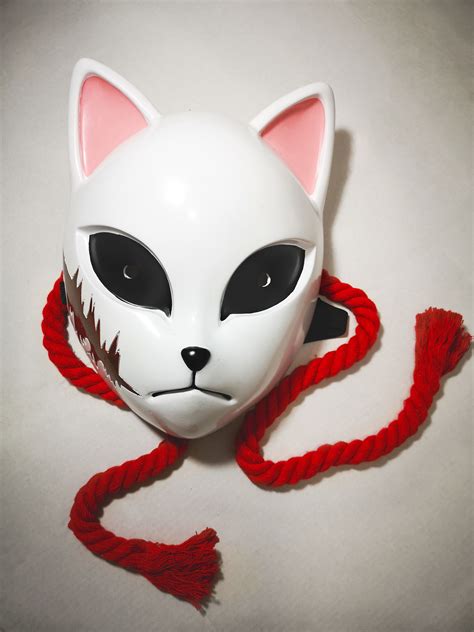Sabito Demon Slayer Kimetsu No Yaiba Fox Mask In 2020 Demon Slayer Mask