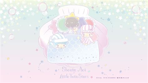 Android Iphone Pc Little Twin Stars Wallpaper 201806 六月桌布 日本官方twitter