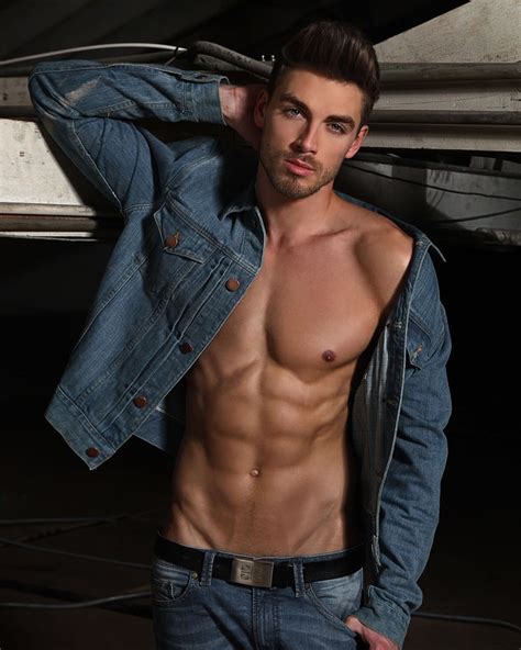 Dimagornovskyi “ In The Right Denim A Guy Can Conquer The World Wilhelmina Model Dima