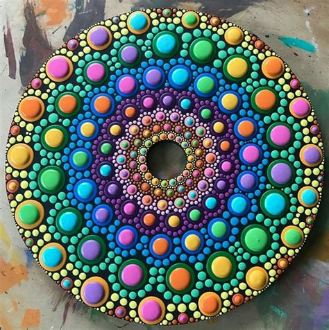 Pin By Mike Ebersol On Mandala Mandala Rock Art Dot Art Painting