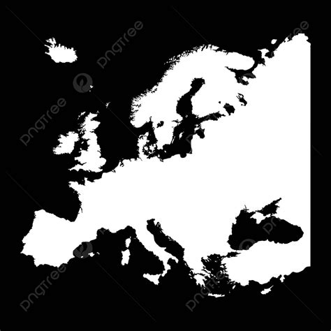 ヨーロッパ地図ロゴスペインヨーロッパの黒の孤立したシルエットデザイン ベクターイラスト画像とpngフリー素材透過の無料ダウンロード pngtree