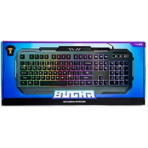 Five Below Bugha Exclusive Led Gaming Keyboard For Pc Black