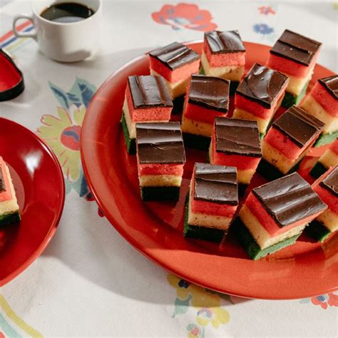 Italian Rainbow Cookies Recipe In Italian Rainbow Cookies