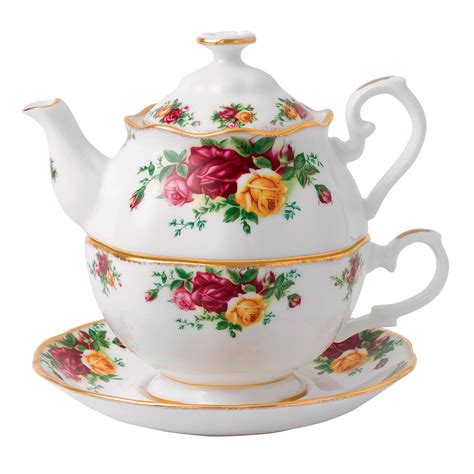 Browse bone china teaware & tea, and the world renowned old country roses pattern. Old Country Roses Tea For One by Royal Albert - Special Order