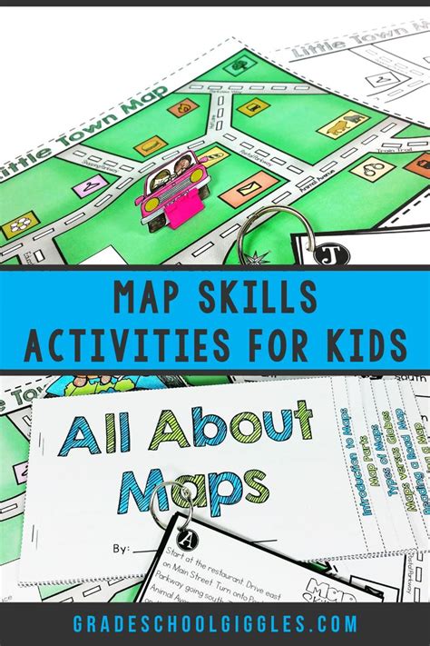 Reading A Map Mapping Skills Activity For Directions Parts And