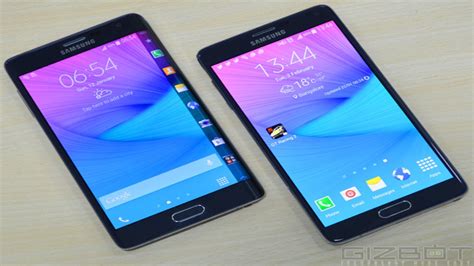 Samsung Galaxy Note Edge Vs Galaxy Note 4 Comparison Review Gizbot News