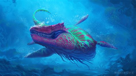 Fantasy Sea Monster K Ultra Hd Wallpaper By Francisco Badilla