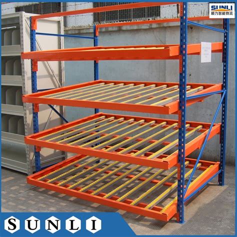 Steel Roller Warehouse Self Slide Carton Flow Storage Rack China