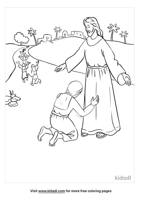 Free 10 Lepers Coloring Page Coloring Page Printables Kidadl