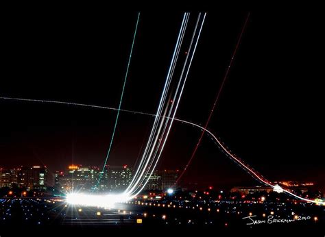 Long Exposure Photo Of A Plane Taking Off Pics