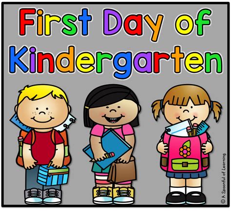 A Spoonful Of Learning First Day Of Kindergarten