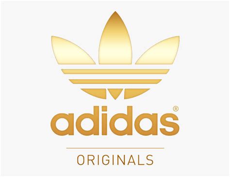 Adidas Logo Png Hd Background Gold Adidas Originals Logo Transparent