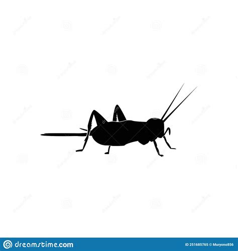 Cricket Insect Logo Vector Template Stock Illustration Illustration