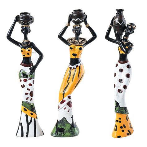 Magideal Escultura De Figuras Africanas Estatua Tribal De Señora Arte