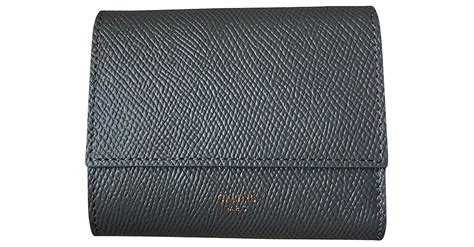 Céline Wallets Grey Leather ref 860827 Joli Closet