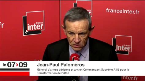 Jean Paul Paloméros Troisième Guerre Mondiale Cest Une Phrase De Journalistes Vidéo