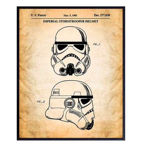 Pinstriped Star Wars Dark Side Prints Stormtrooper Darth Vader 8x10 Letterpress Prints Ts For
